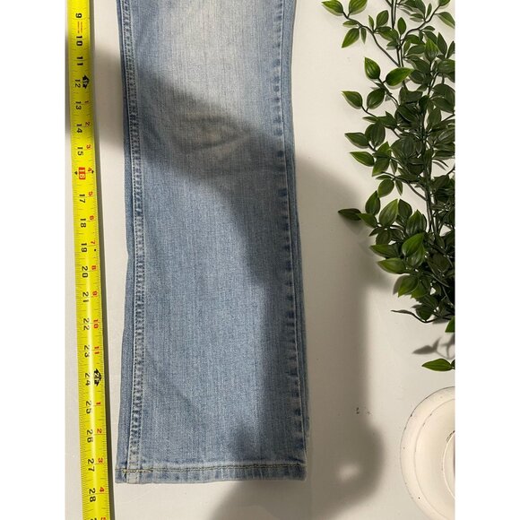 WeThe Free High-Rise Light Wash Denim Straight-Leg Jeans Size 28 - Picture 11 of 13